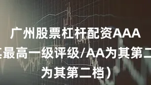 广州股票杠杆配资AAA为其最高一级评级/AA为其第二档）