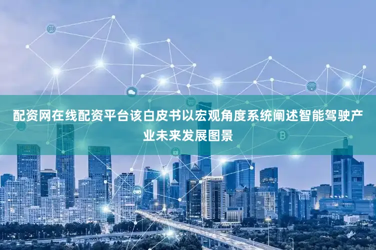 配资网在线配资平台该白皮书以宏观角度系统阐述智能驾驶产业未来发展图景