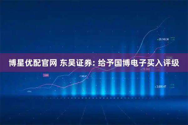 博星优配官网 东吴证券: 给予国博电子买入评级